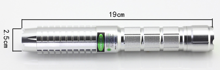 The Size of 10000mw Laser Pointer