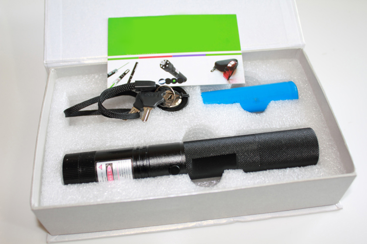 burning match 100mw Adjustable green laser pointer flashlight with full star sky