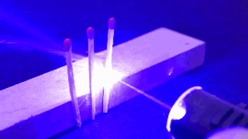 laser pointer that burns